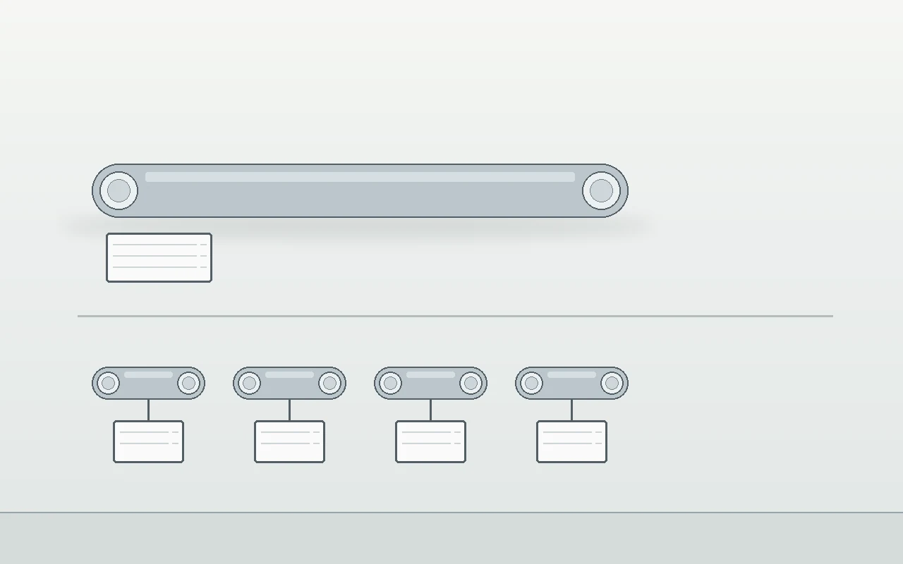 Parent tube and cut blanks retaining material identity