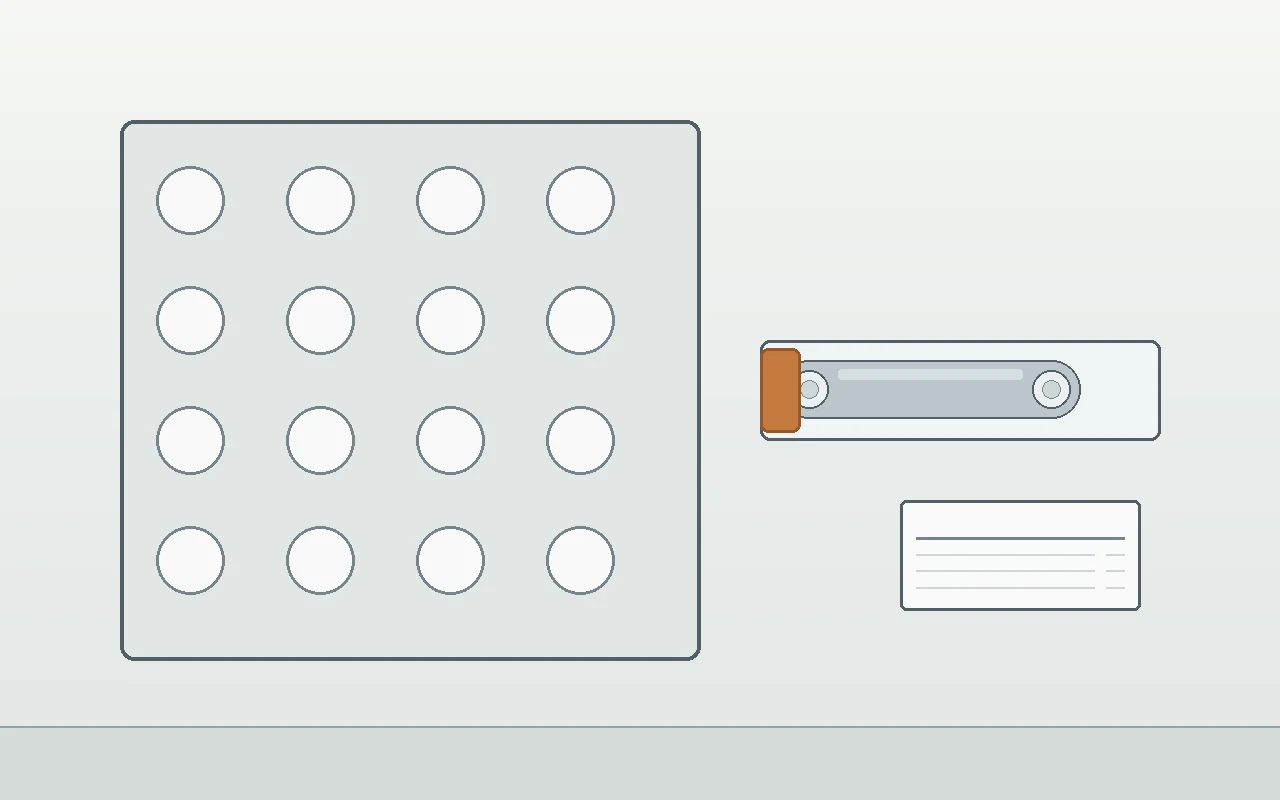 Illustration of protected tube bundles linked to separate equipment release records