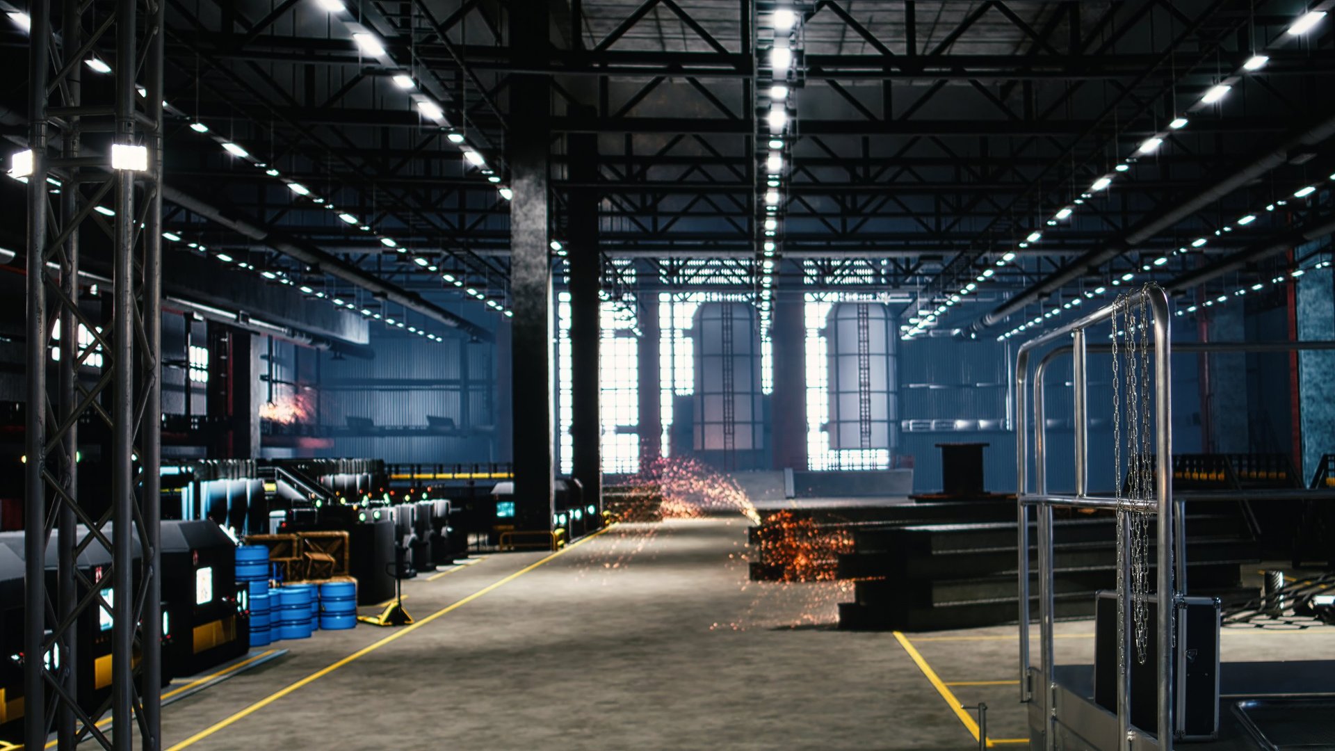 Steel item symbols matched to separate asset records