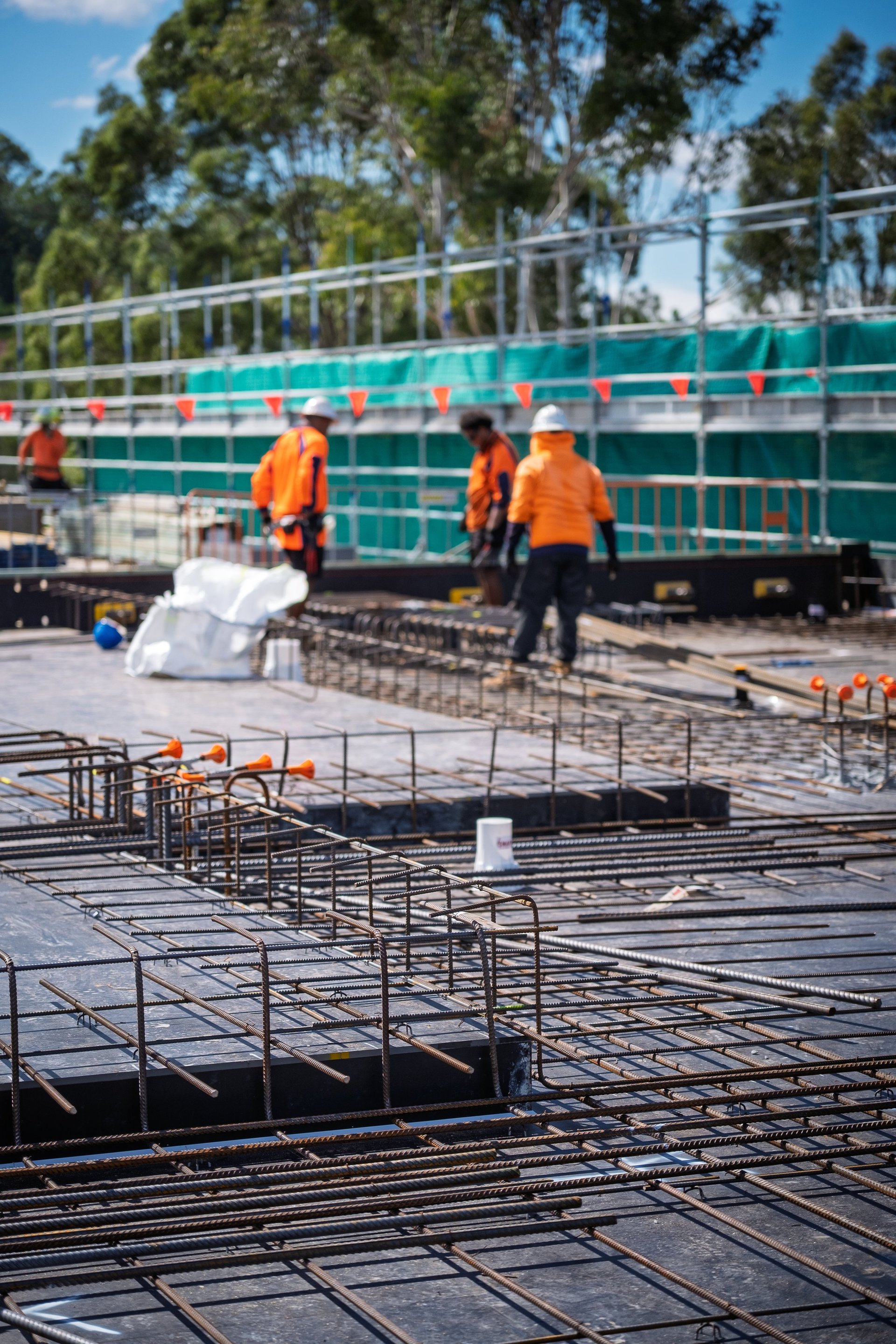 Bridge deck reinforcement layout with owner-spec corrosion-protection callout