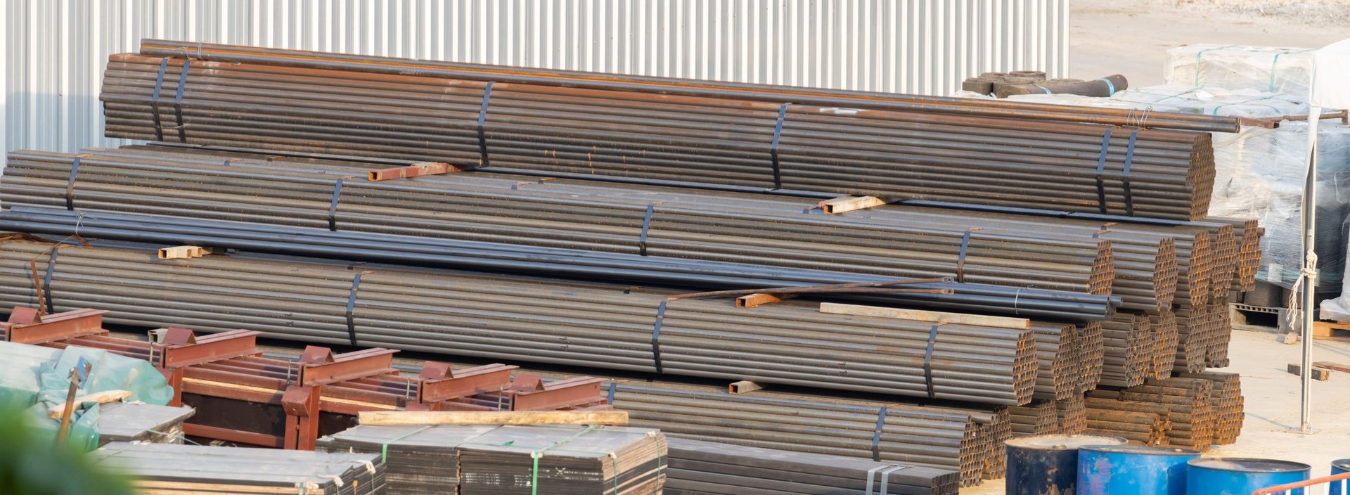 Structural steel inspected for mill test certificate traceability