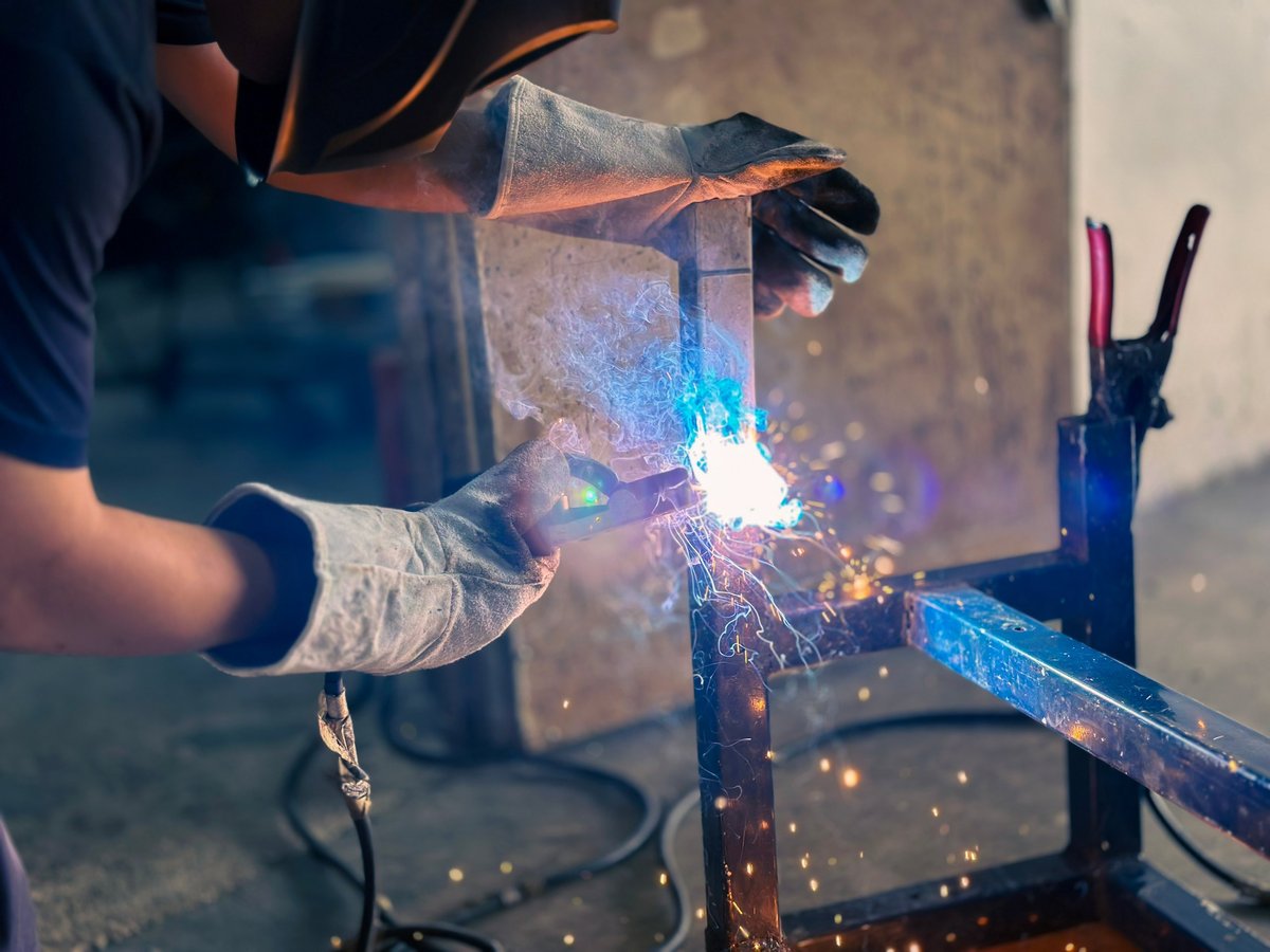 ASTM A283 Grade C Plate procurement scene showing plate inspection